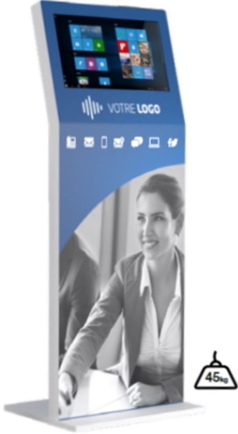 WiFi UHD 4K Kiosque Tactile 55p